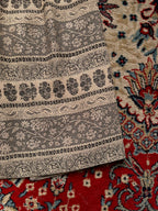 Vintage Chronical Floral Tapestry Skirt - 25