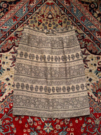 Vintage Chronical Floral Tapestry Skirt - 25