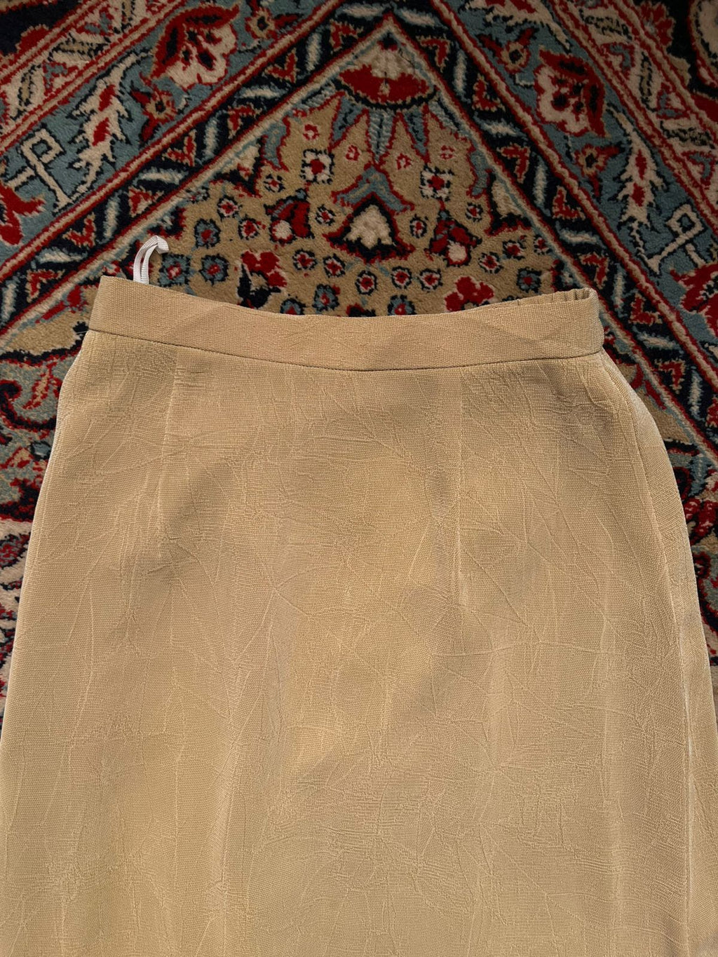 Vintage JWCA Tan Textured Woven Skirt - 24