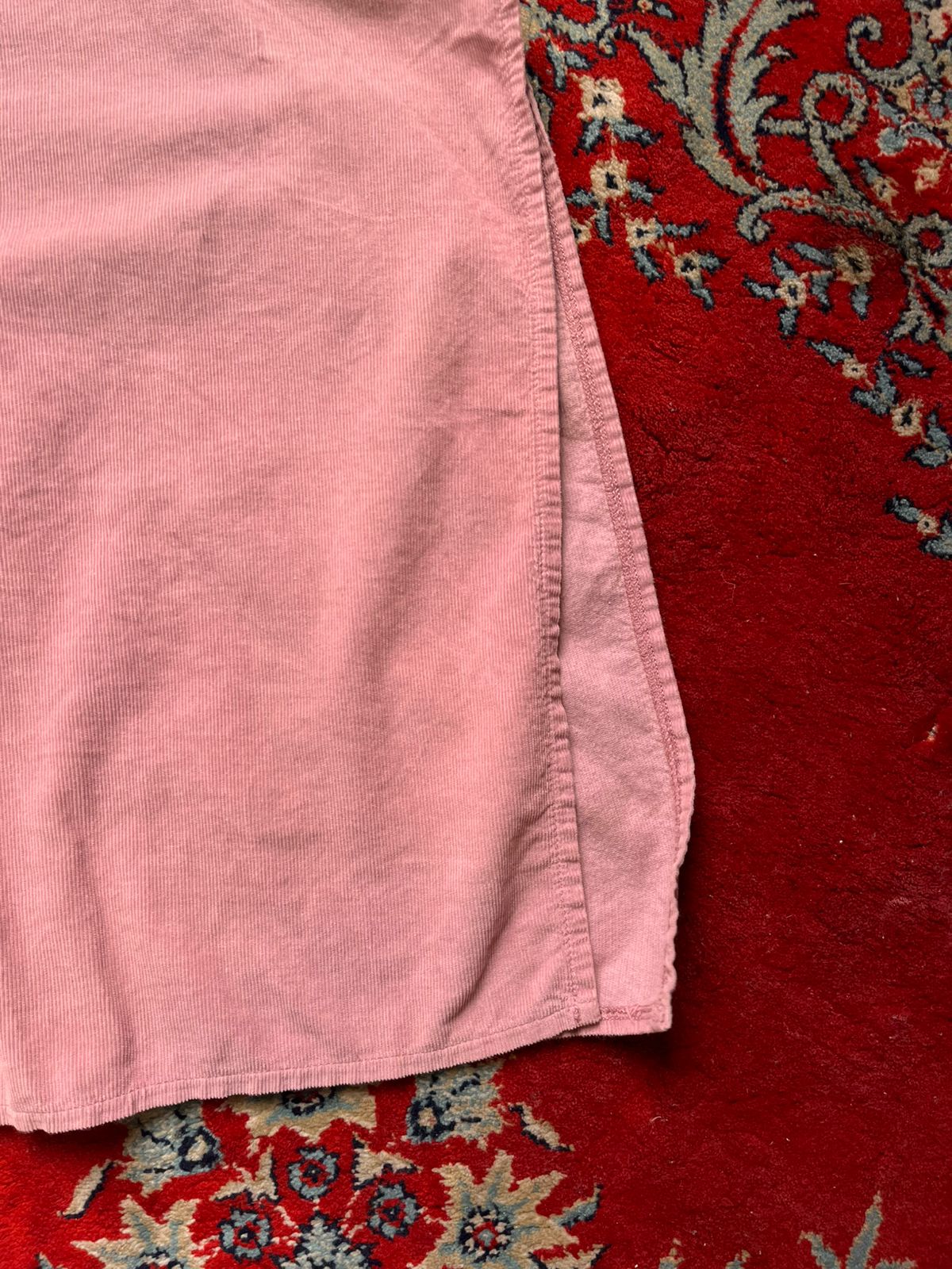 Sisley Pink Corduroy Maxi Skirt - 28
