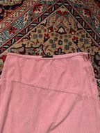Sisley Pink Corduroy Maxi Skirt - 28