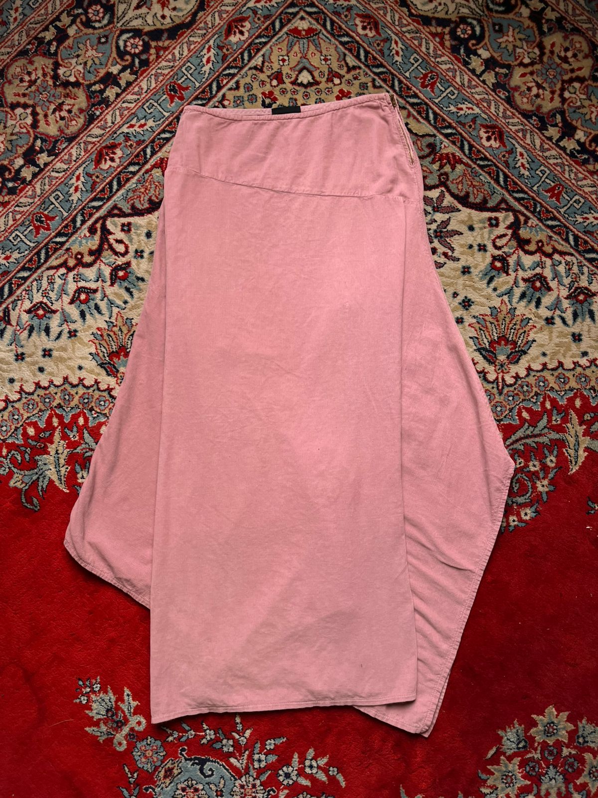 Sisley Pink Corduroy Maxi Skirt - 28