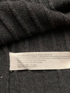 FatFace Grey Cotton Ribbed Knit  Skirt - 26