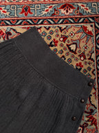 FatFace Grey Cotton Ribbed Knit  Skirt - 26
