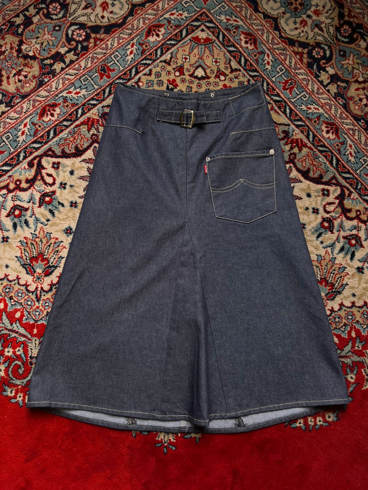 G.JON Jeans The Industrial Denim Dark WashED Skirt - 26