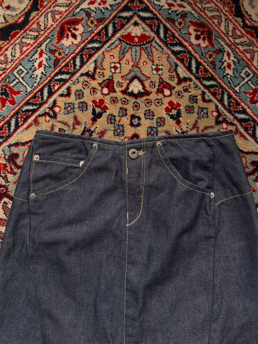 G.JON Jeans The Industrial Denim Dark WashED Skirt - 26