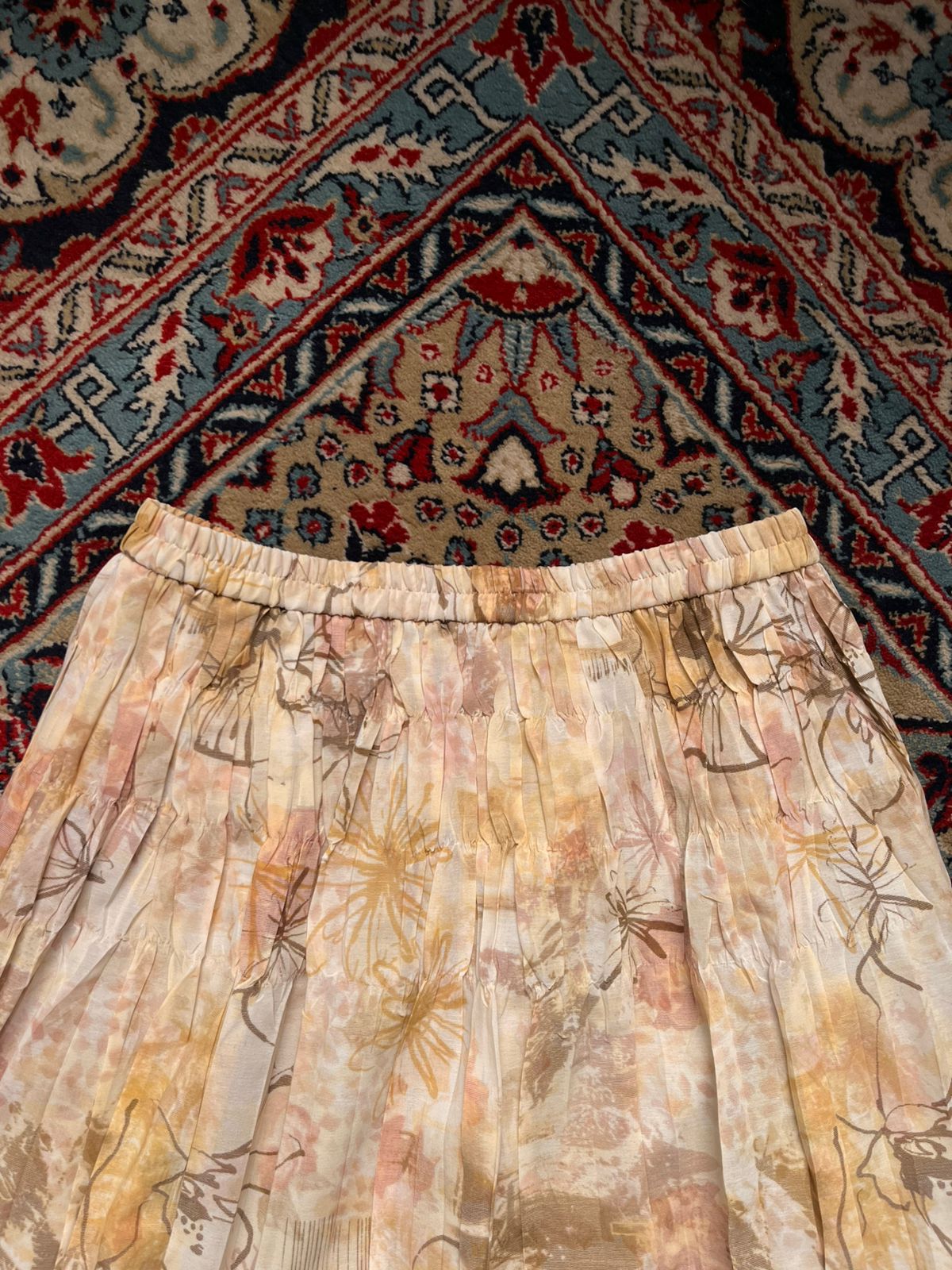 Vintage Addenda by Renown Floral Pleated Skirt - 26