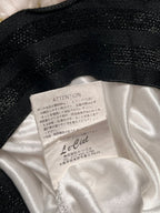 Le Ciel White Floral Embroidered Tulle Mesh Maxi Skirt - 24