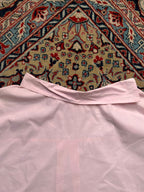 MOHITO Womens Inverted Oversized Pink Blouse Shirt - L