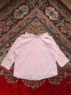 MOHITO Womens Inverted Oversized Pink Blouse Shirt - L