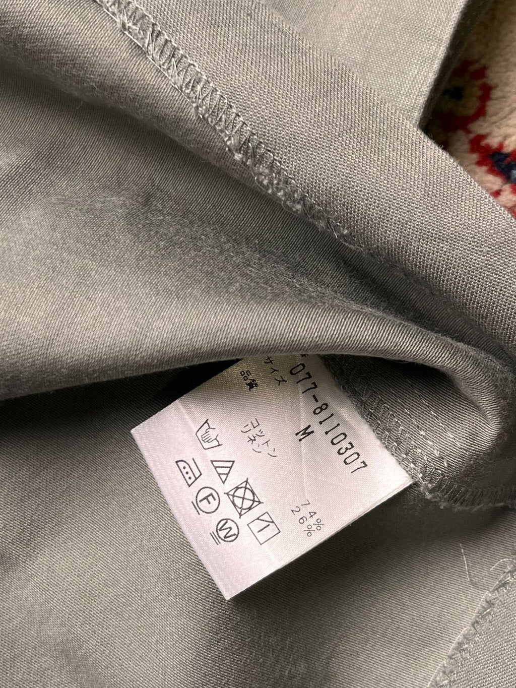 HUMAN WOMAN Sage Green Cotton Linen Blend V-Neck Blouse - L