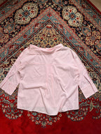 MOHITO Womens Inverted Oversized Pink Blouse Shirt - L