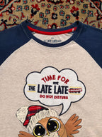 RTÉ The Late Late Toy Show Christmas Owl Raglan TEE - L