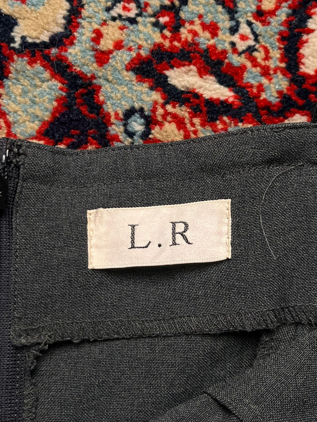 L.R Dark Gray Spaghetti Strap Corset Style Camisole Top - S