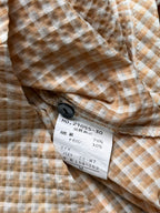 PLETA ROZE Gingham Plaid Button Up Shirt - L