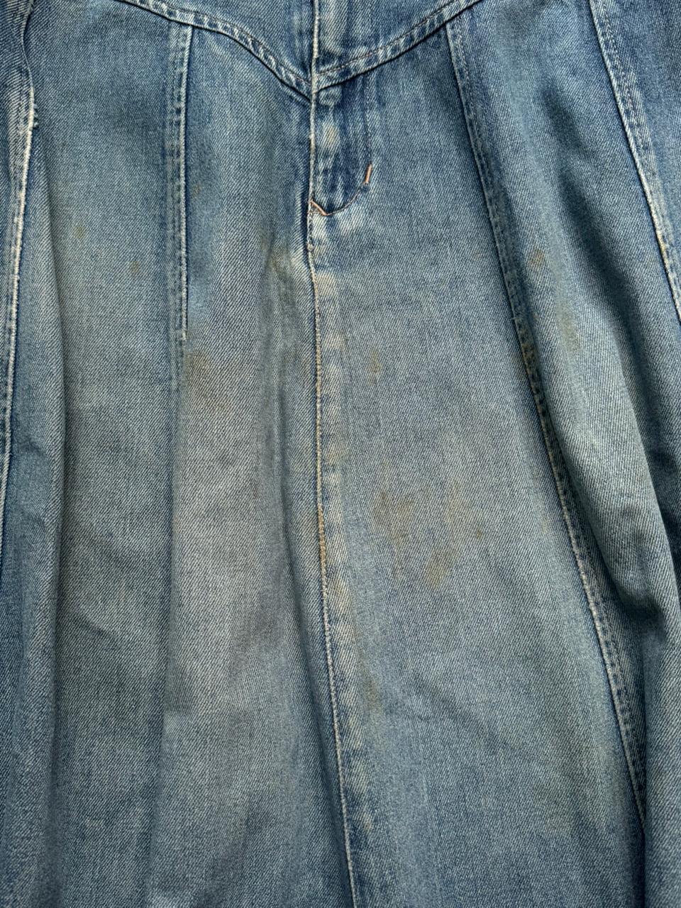 Vintage Denver Club Western Denim Skirt - 26