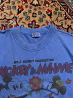 Vintage Disney Mickey & Minnie Mouse Dia Club Blue Graphic tee - XL