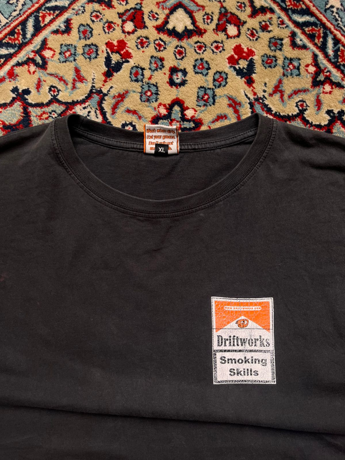 Driftworks Smoking Skills Marlboro Parody Graphic tee - L