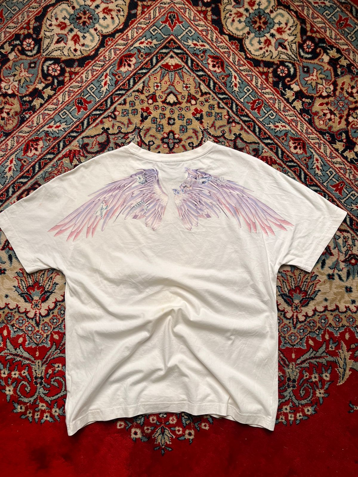 BOY London Eagle Logo White Wing Graphic Print tee - M