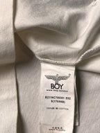 BOY London Eagle Logo White Wing Graphic Print tee - M