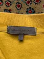 Authentic Polo Shirt Mustard Yellow Polo Tee - L