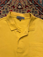 Authentic Polo Shirt Mustard Yellow Polo Tee - L