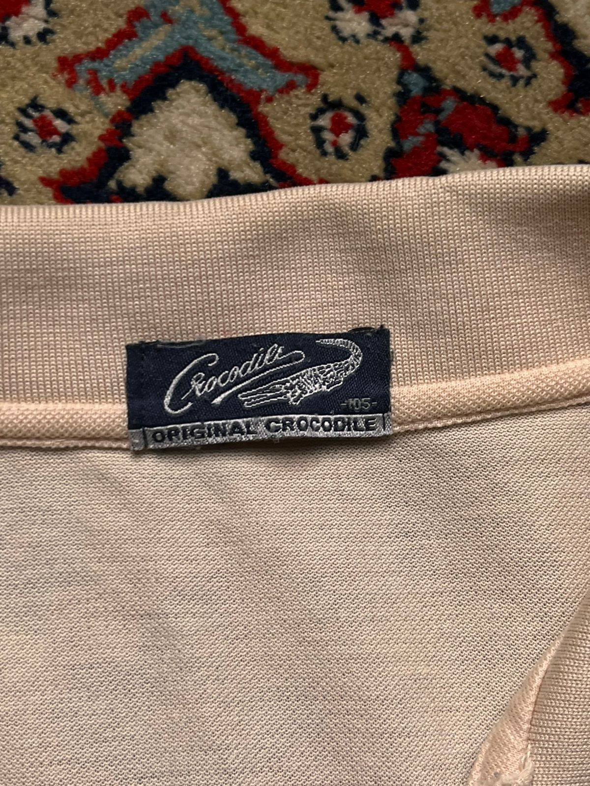 Vintage 90s Original Crocodile International Zip Polo Tee - L