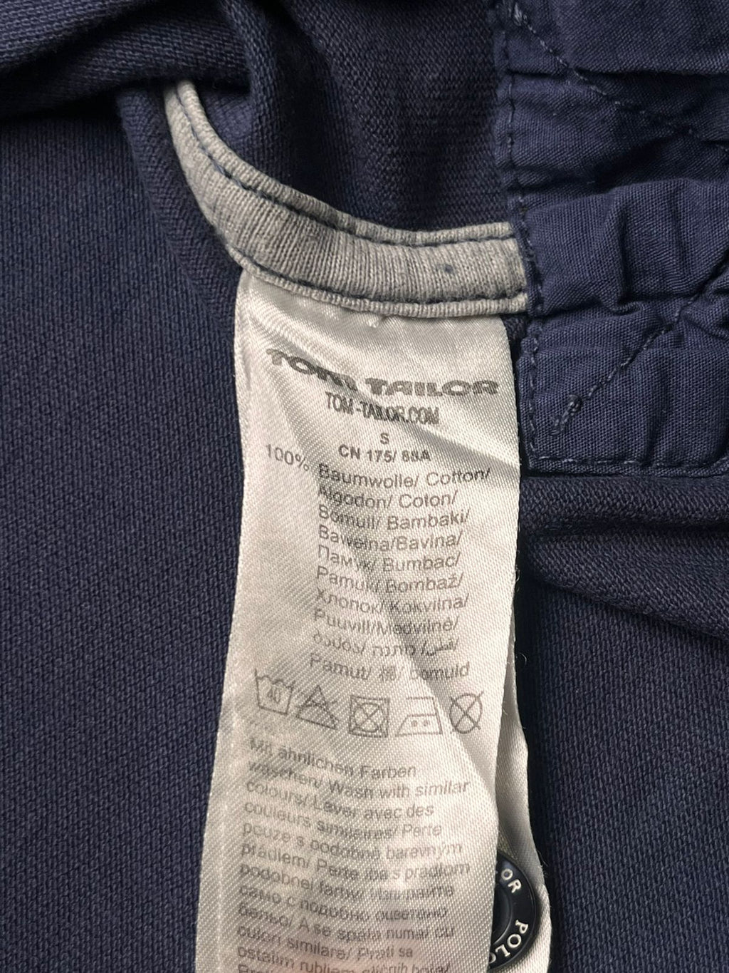 Vintage TOM TAILOR Custom Slim Fit Polo Tee - M