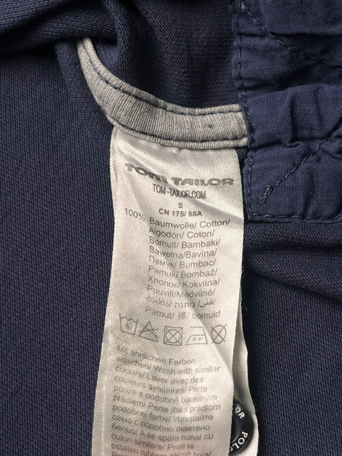 Vintage TOM TAILOR Custom Slim Fit Polo Tee - M