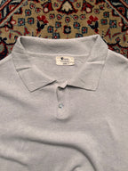 Vintage MODEL Korean Style Knit Polo Tee - L