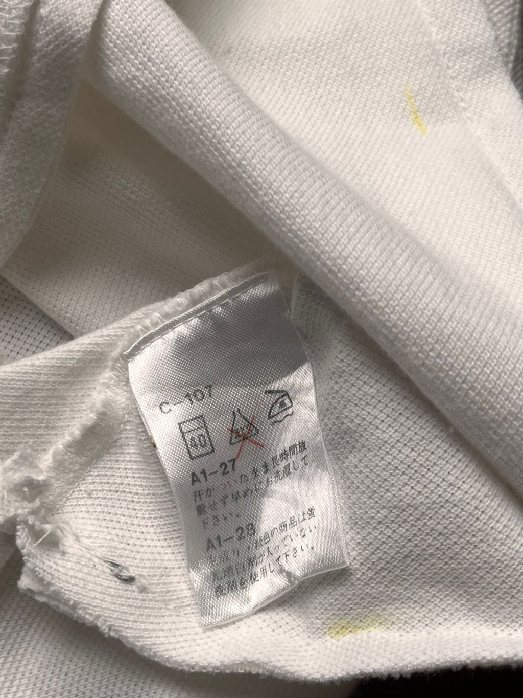 Vintage Polo Sport Ralph Lauren White polo tee - L
