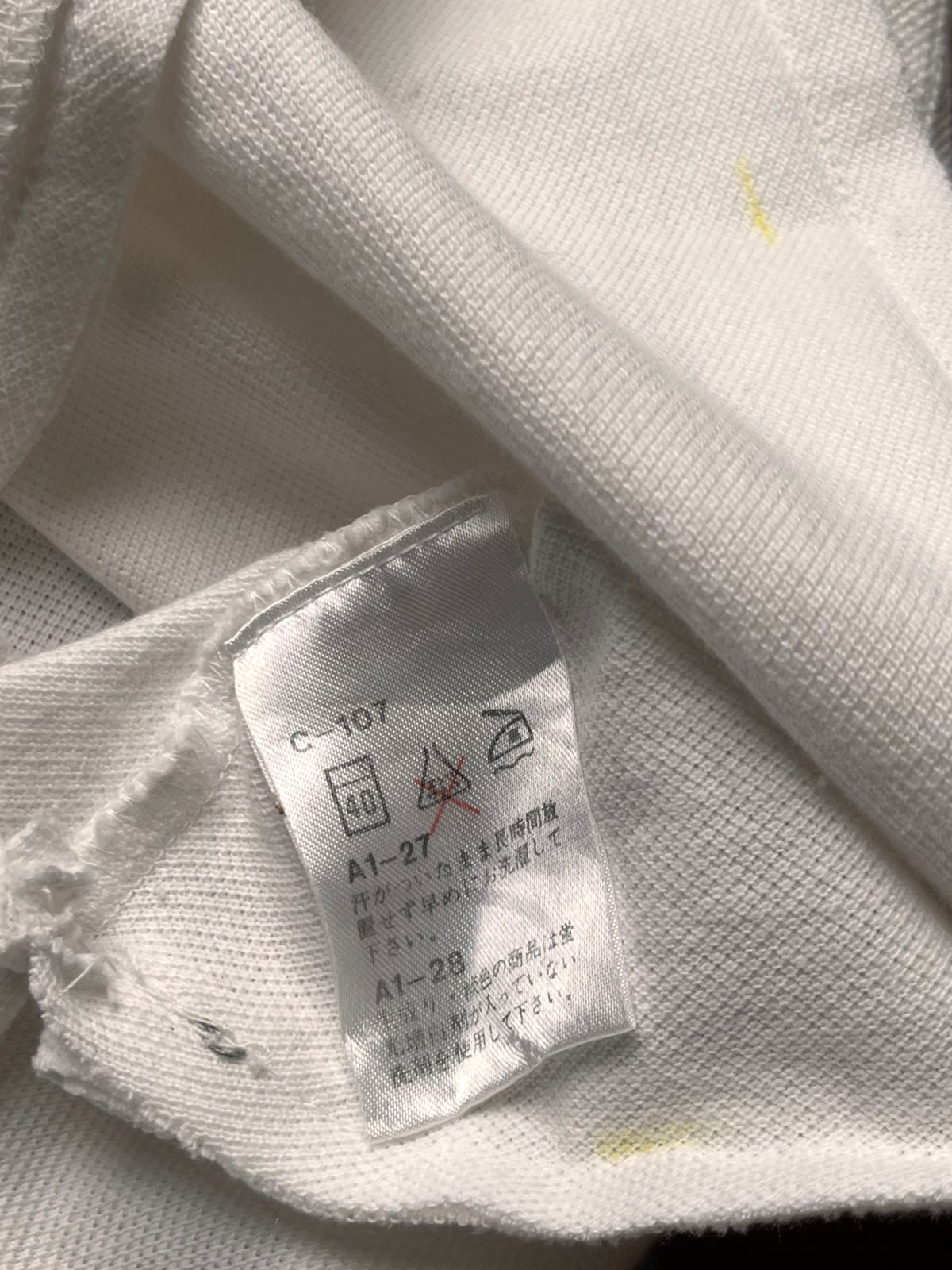 Vintage Polo Sport Ralph Lauren White polo tee - L