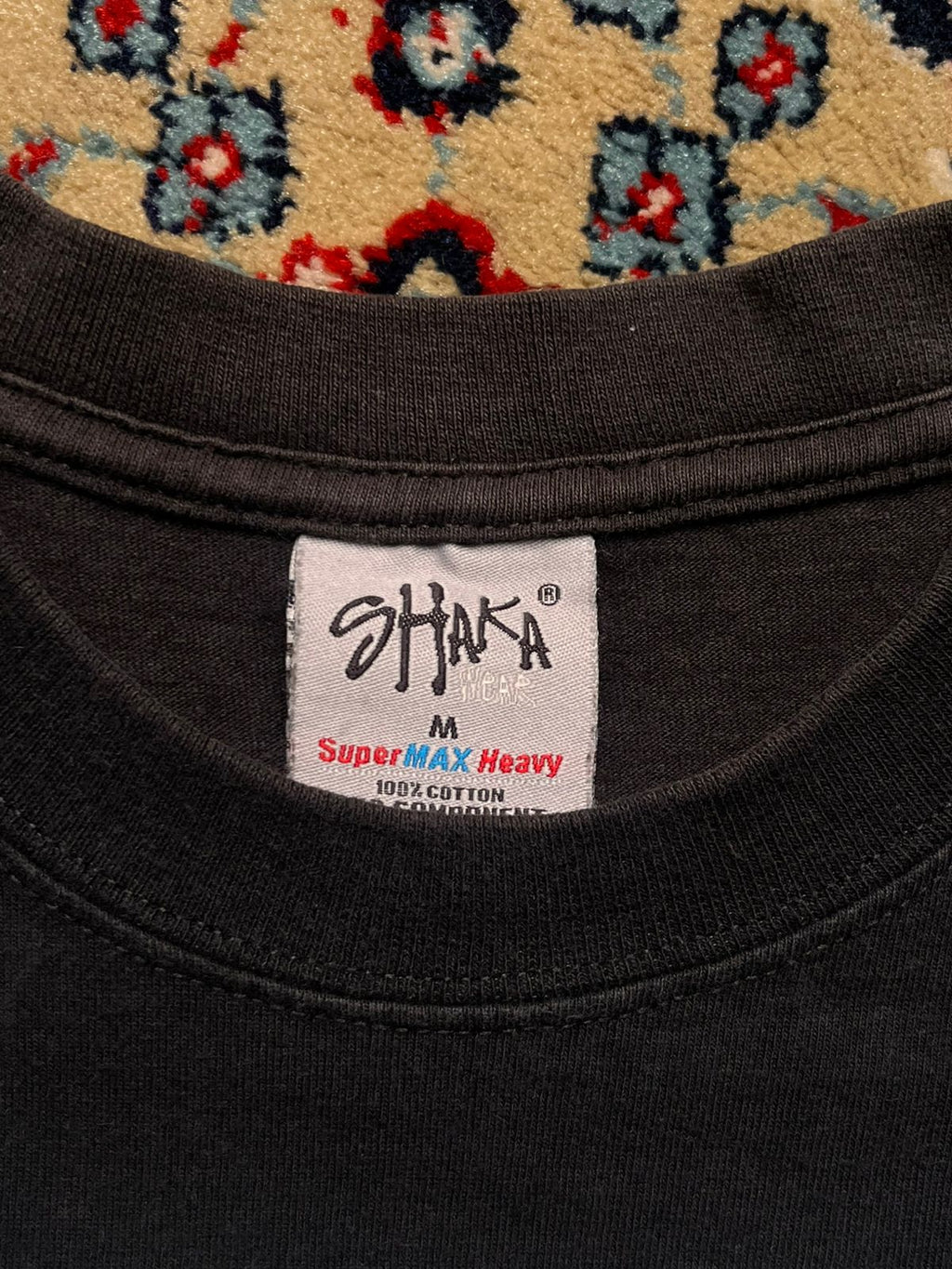 Shaka Wear Supermax Heavy Graphic Black tee - M