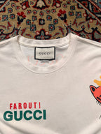 Gucci Farout Tiger Graphic White Luxury tee - L