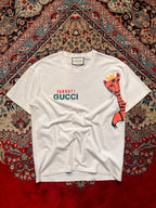 Gucci Farout Tiger Graphic White Luxury tee - L