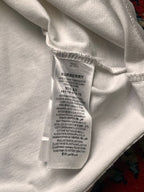 Burberry White Cherub 'B' Logo OVERSIZED Graphic Tee - M