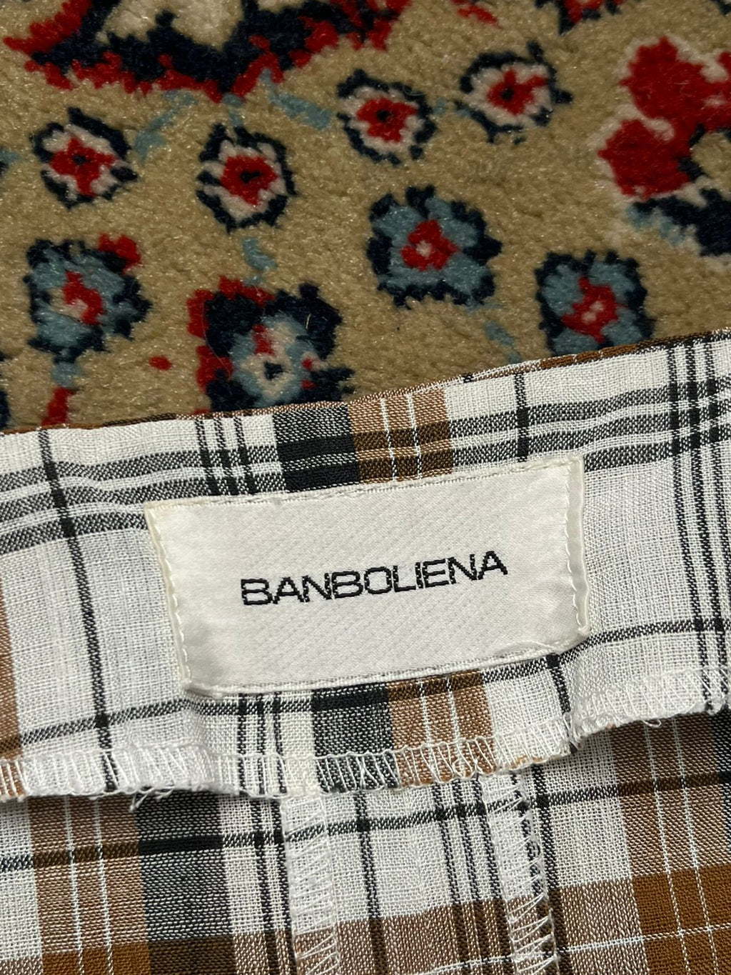 Vtg BANBOLIENA Crop Blouse - L