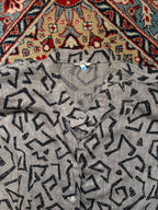 Vtg ADDENDA Renown Abstract Geometric Blouse - L