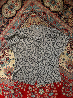 Vtg ADDENDA Renown Abstract Geometric Blouse - L