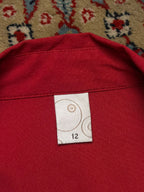 Vintage Target Women Red Button Up Shirt - L