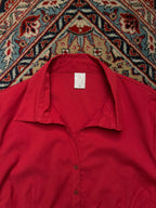 Vintage Target Women Red Button Up Shirt - L