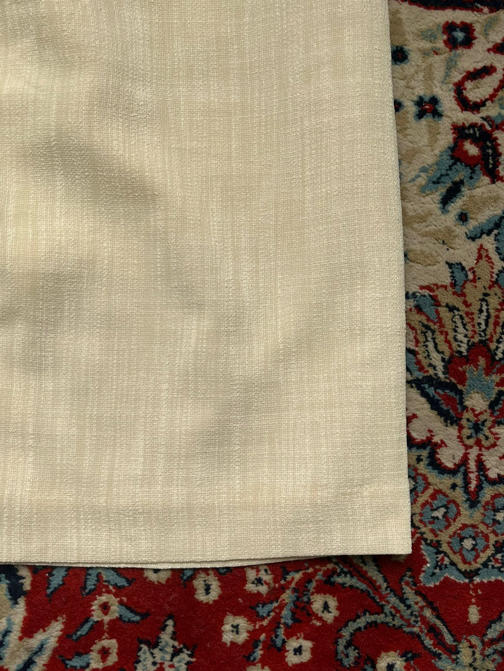 VTG Cream Textured Slit Pencil Skirt - 26
