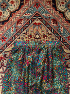 VTG Abstract Confetti Floral Midi Skirt - 24
