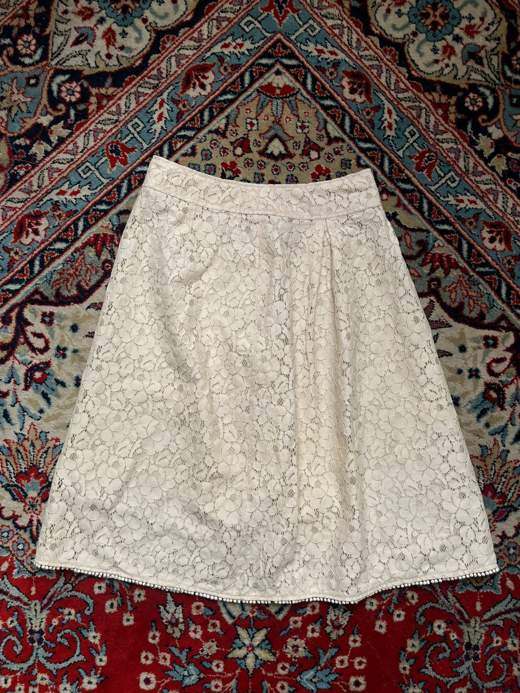 SCHAMBASIC TORICOT Cream Floral Skirt - 24