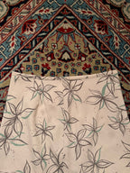 VTG Japan Floral Print Linen Skirt  - 24