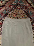 VTG Japanese Made Gray Straight Maxi Skirt  - 26