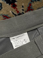 VTG Japanese Made Gray Straight Maxi Skirt  - 26