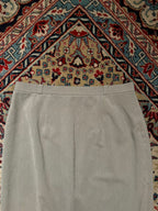 VTG Japanese Made Gray Straight Maxi Skirt  - 26