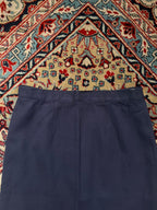VTG Gio Japan Navy Blue Wool Skirt - 26