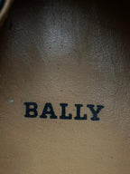 BALLY BLACK LEATHER SQUARE TOE SINGLE MONK STRAP Loafers